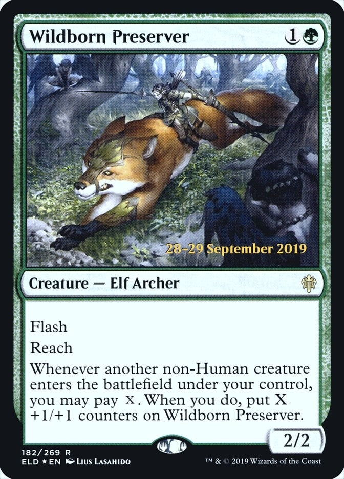 Image for Wildborn Preserver (Prerelease Cards) (182) - Magic: The Gathering