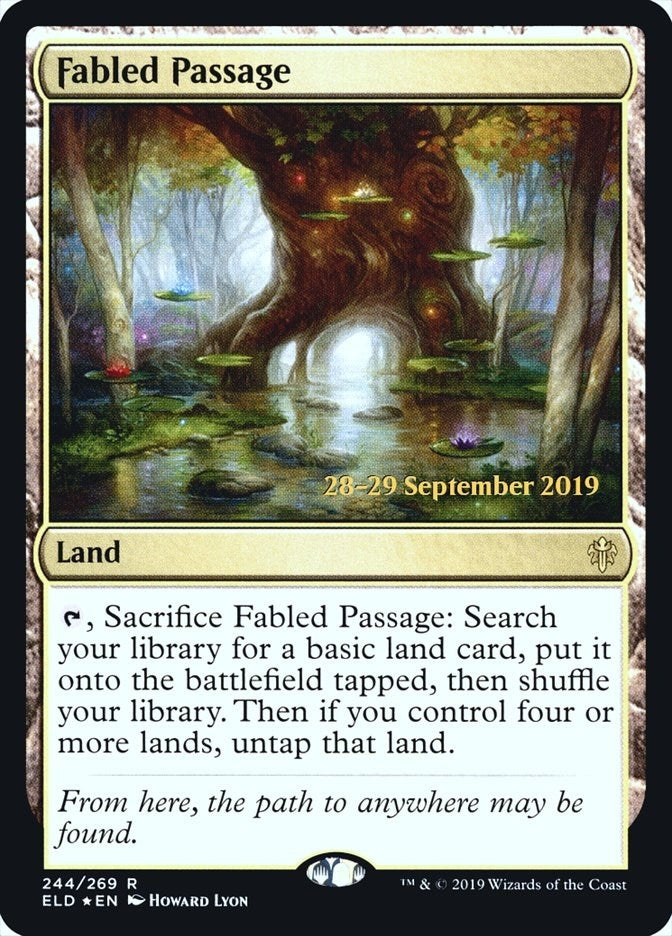 Image for Fabled Passage (ELD) (Prerelease Cards) (244) - Magic: The Gathering