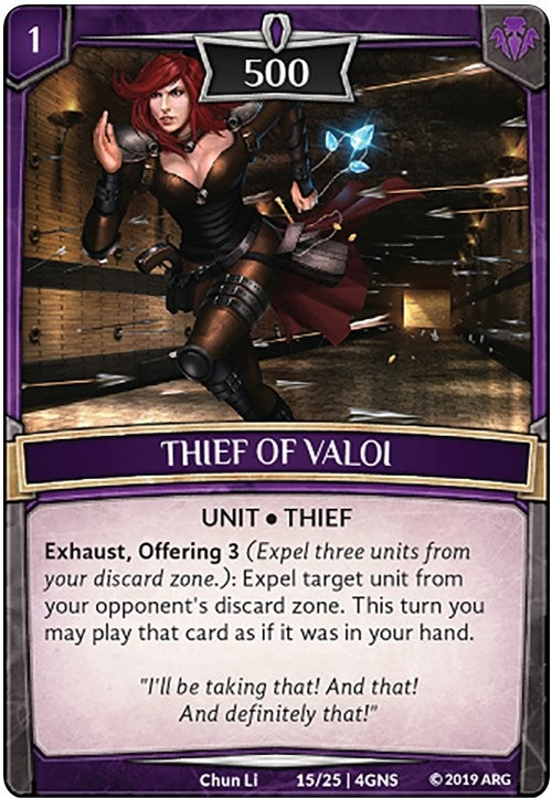 Image for Thief of Valoi (Expansion Pack 2: Genesis) (15/25 | 4GNS) - Argent Saga TCG