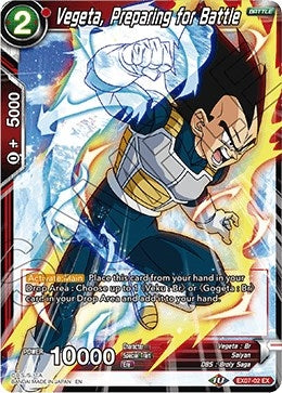 Image for Vegeta, Preparing for Battle (Expansion Deck Box Set 07: Magnificent Collection - Fusion Hero) (EX07-02) - Dragon Ball Super: Masters