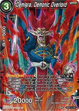 Image for Demigra, Demonic Overlord (Expansion Deck Box Set 08: Magnificent Collection - Forsaken Warrior) (EX07-11) - Dragon Ball Super: Masters