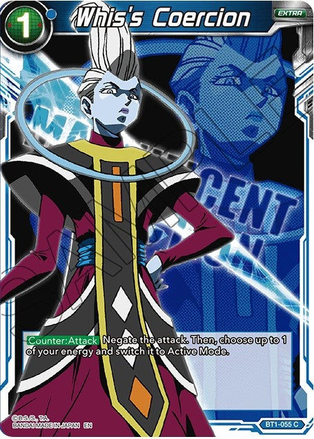Image for Whis's Coercion (Expansion Deck Box Set 07: Magnificent Collection - Fusion Hero) (BT1-055) - Dragon Ball Super: Masters