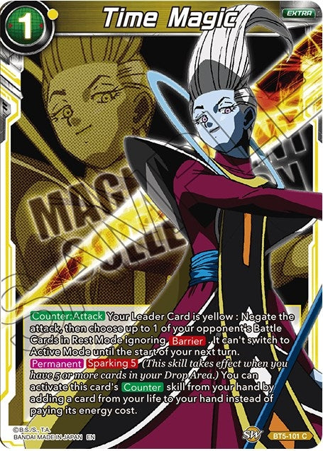 Image for Time Magic (Expansion Deck Box Set 08: Magnificent Collection - Forsaken Warrior) (BT5-101) - Dragon Ball Super: Masters