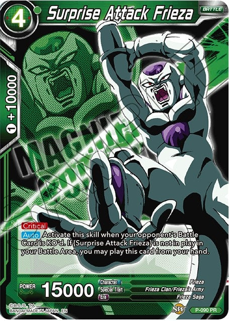 Image for Surprise Attack Frieza (Expansion Deck Box Set 08: Magnificent Collection - Forsaken Warrior) (P-090) - Dragon Ball Super: Masters