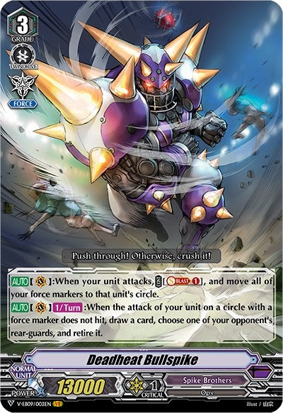 Image for Deadheat Bullspike (V-EB09: The Raging Tactics) (V-EB09/002EN) - Cardfight Vanguard