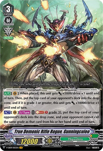 Image for True Demonic Rifle Rogue, Gunningcoleo (V-EB09: The Raging Tactics) (V-EB09/003EN) - Cardfight Vanguard