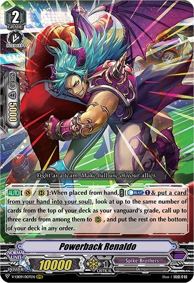 Image for Powerback Renaldo (V-EB09: The Raging Tactics) (V-EB09/007EN) - Cardfight Vanguard
