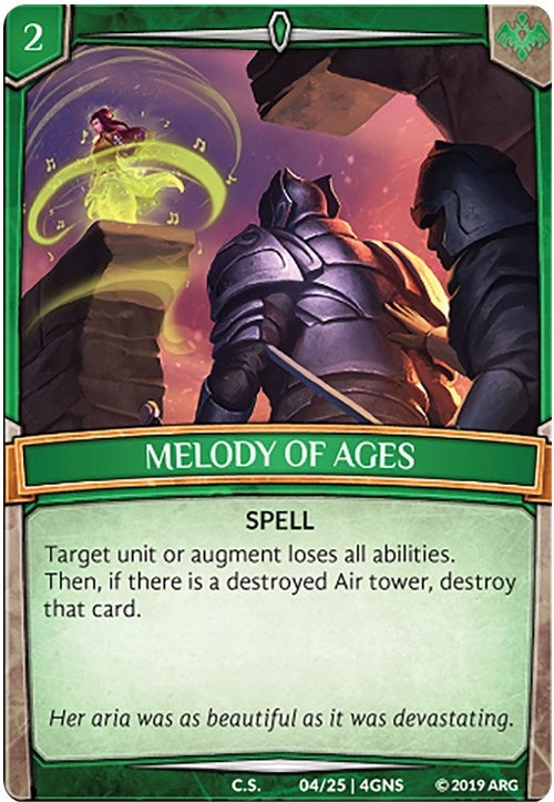 Image for Melody of Ages (Expansion Pack 2: Genesis) (4/25 | 4GNS) - Argent Saga TCG