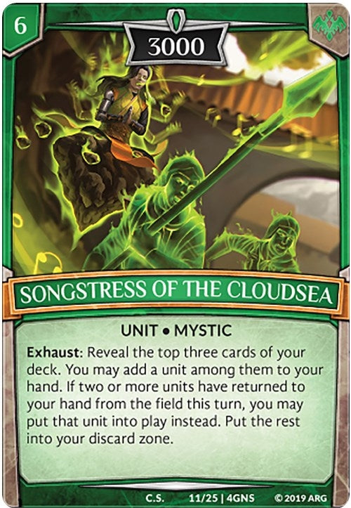 Image for Songstress of the Cloudsea (Expansion Pack 2: Genesis) (11/25 | 4GNS) - Argent Saga TCG