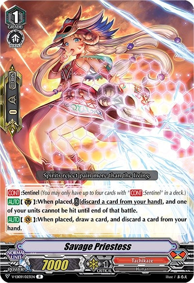 Image for Savage Priestess (V-EB09: The Raging Tactics) (V-EB09/023EN) - Cardfight Vanguard
