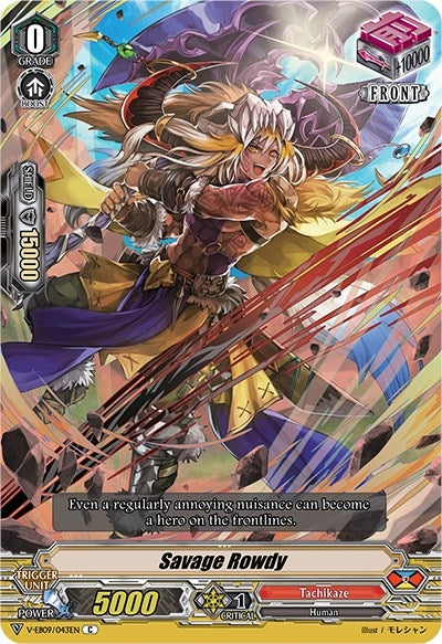 Image for Savage Rowdy (V-EB09: The Raging Tactics) (V-EB09/043EN) - Cardfight Vanguard