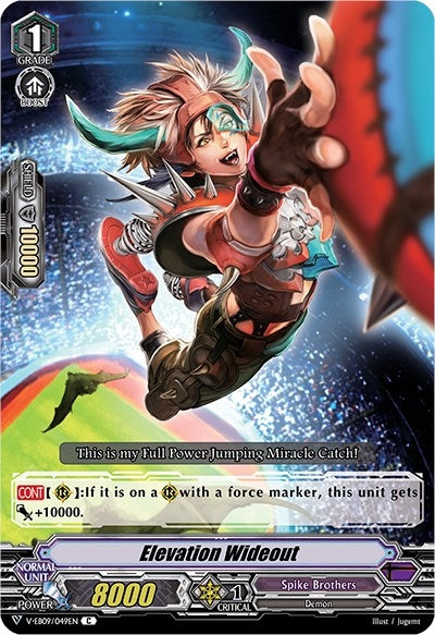 Image for Elevation Wideout (V-EB09: The Raging Tactics) (V-EB09/049EN) - Cardfight Vanguard