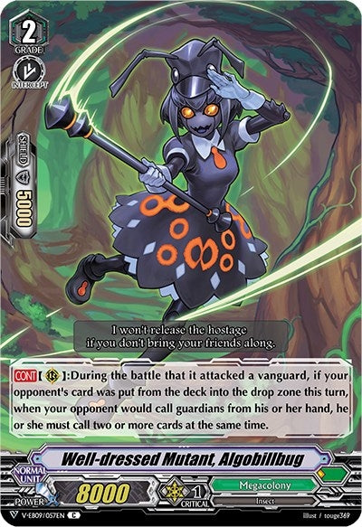 Image for Well-dressed Mutant, Algobillbug (V-EB09: The Raging Tactics) (V-EB09/057EN) - Cardfight Vanguard