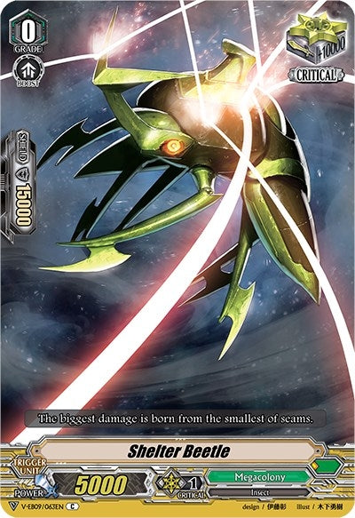 Image for Shelter Beetle (V-EB09: The Raging Tactics) (V-EB09/063EN) - Cardfight Vanguard