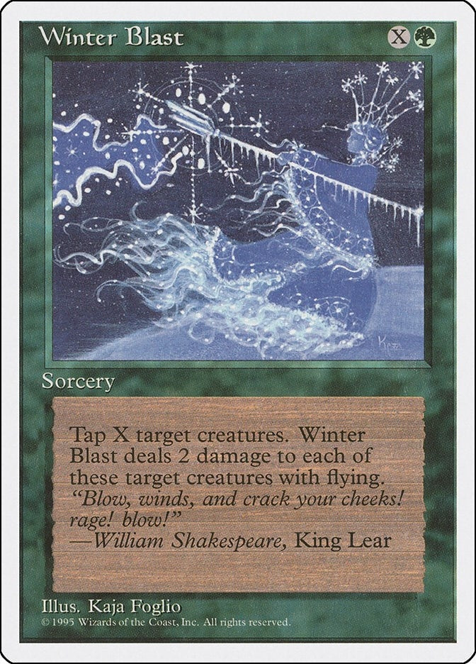 Image for Winter Blast (Fourth Edition) - Magic: The Gathering