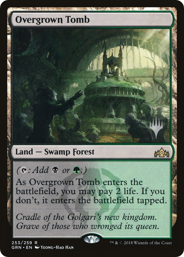 Image for Overgrown Tomb (Promo Pack: Throne of Eldraine) (253) - Magic: The Gathering