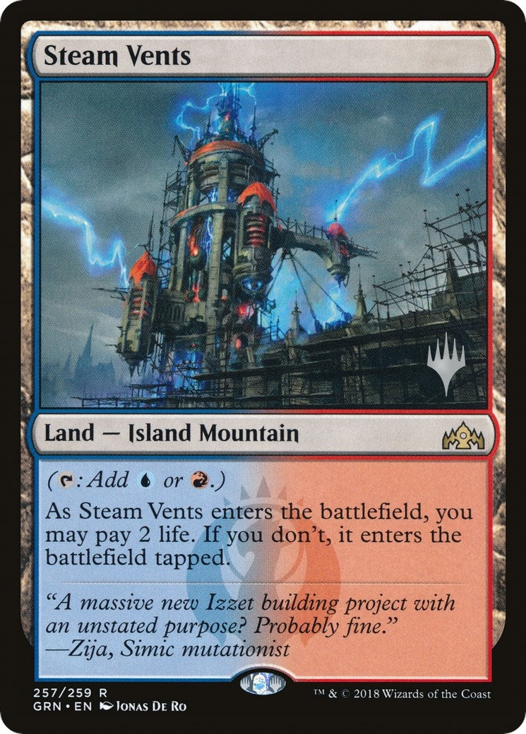 Image for Steam Vents (Promo Pack: Throne of Eldraine) (257) - Magic: The Gathering