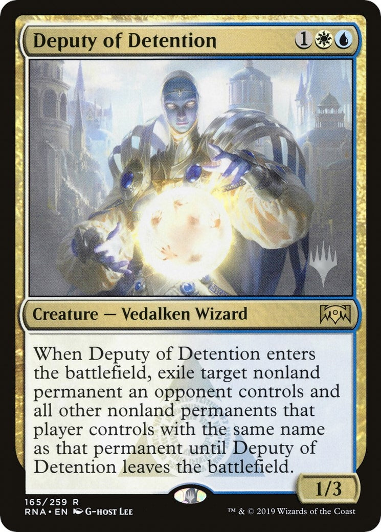 Image for Deputy of Detention (Promo Pack: Throne of Eldraine) (165) - Magic: The Gathering