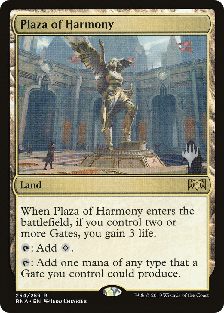 Image for Plaza of Harmony (Promo Pack: Throne of Eldraine) (254) - Magic: The Gathering