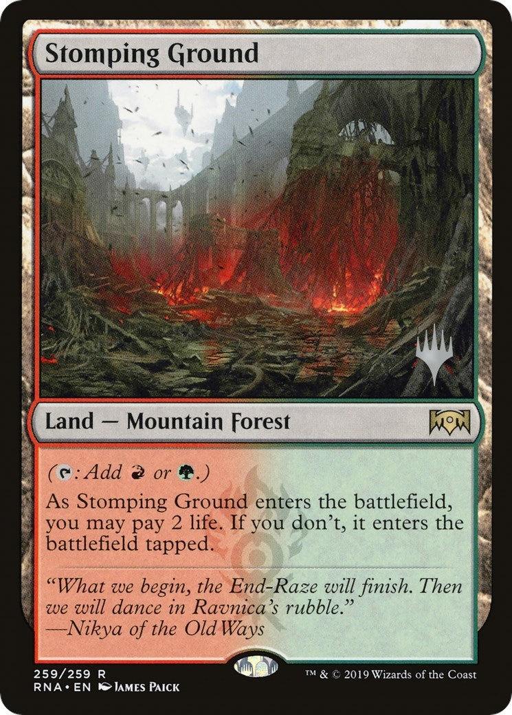 Image for Stomping Ground (Promo Pack: Throne of Eldraine) (259) - Magic: The Gathering