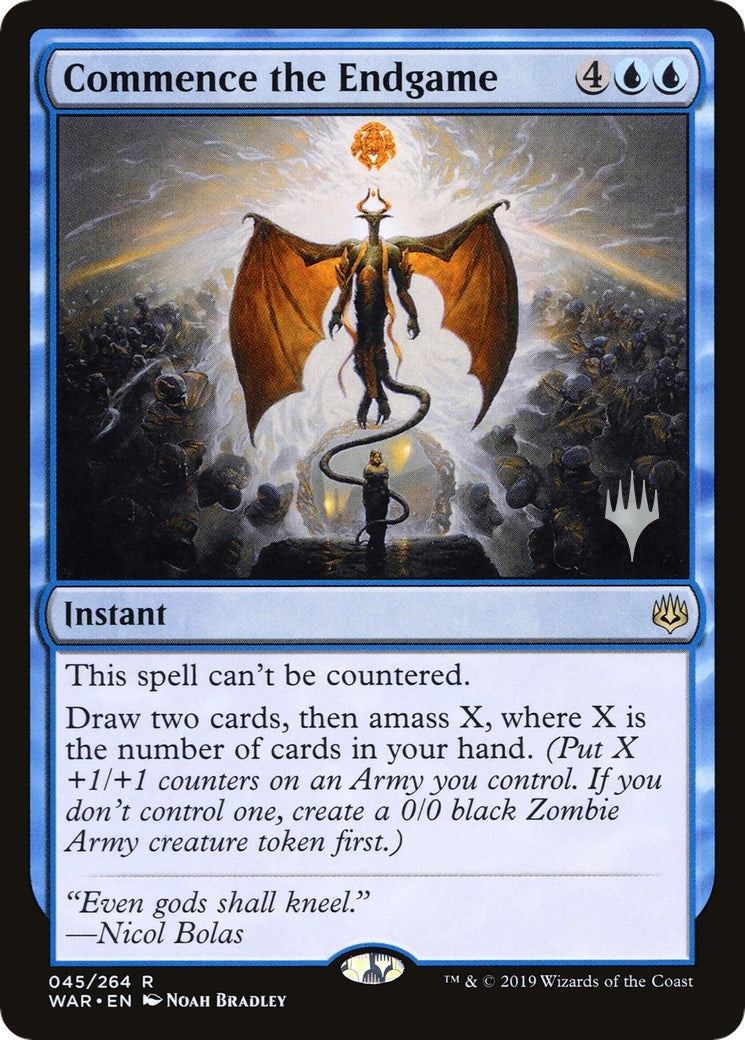 Image for Commence the Endgame (Promo Pack: Throne of Eldraine) (45) - Magic: The Gathering