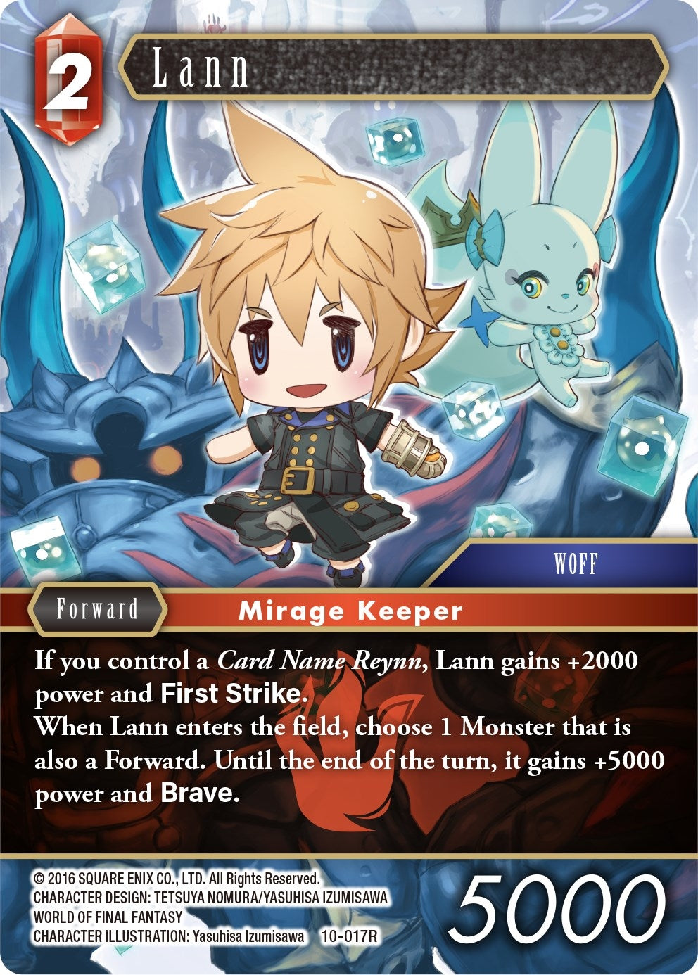 Image for Lann (Opus X) (10-017R) - Final Fantasy TCG