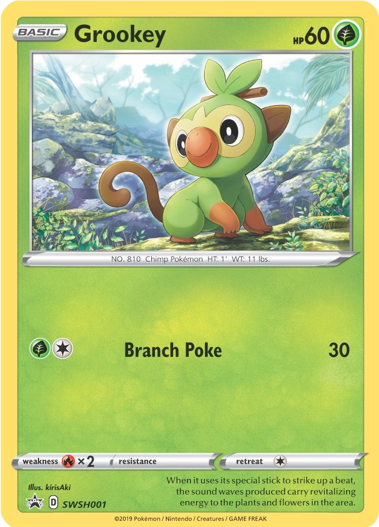 Image for Grookey - SWSH001 (SWSH: Sword & Shield Promo Cards) (SWSH001) - Pokemon