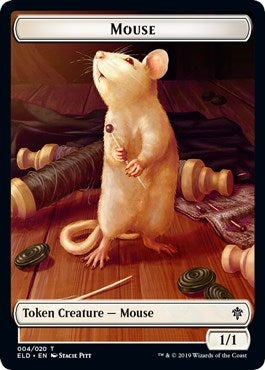 Image for Mouse // Food (018) Double-Sided Token (Throne of Eldraine) (4 // 18) - Magic: The Gathering