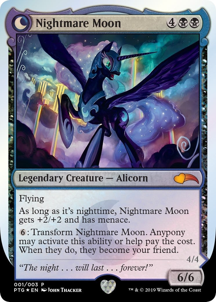 Image for Nightmare Moon // Princess Luna (Ponies: The Galloping) (1) - Magic: The Gathering