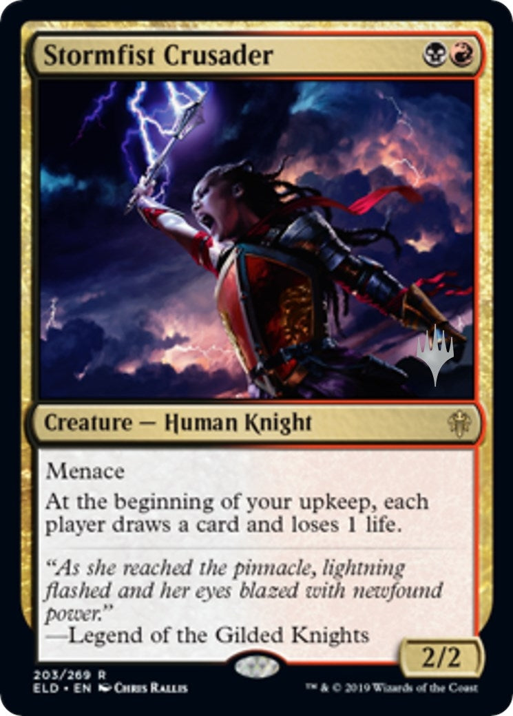 Image for Stormfist Crusader (Promo Pack: Throne of Eldraine) (203) - Magic: The Gathering