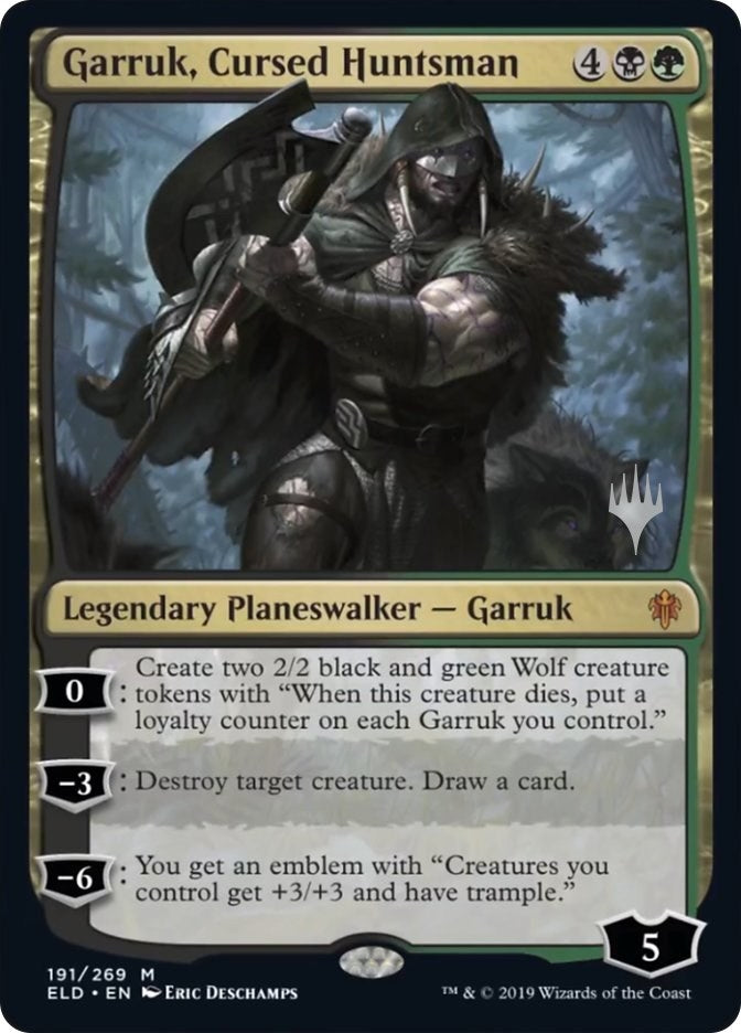Image for Garruk, Cursed Huntsman (Promo Pack: Throne of Eldraine) (191) - Magic: The Gathering