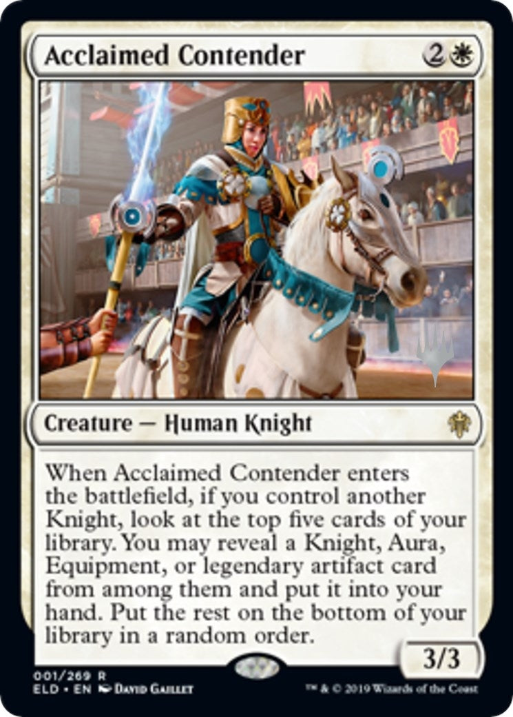 Image for Acclaimed Contender (Promo Pack: Throne of Eldraine) (1) - Magic: The Gathering