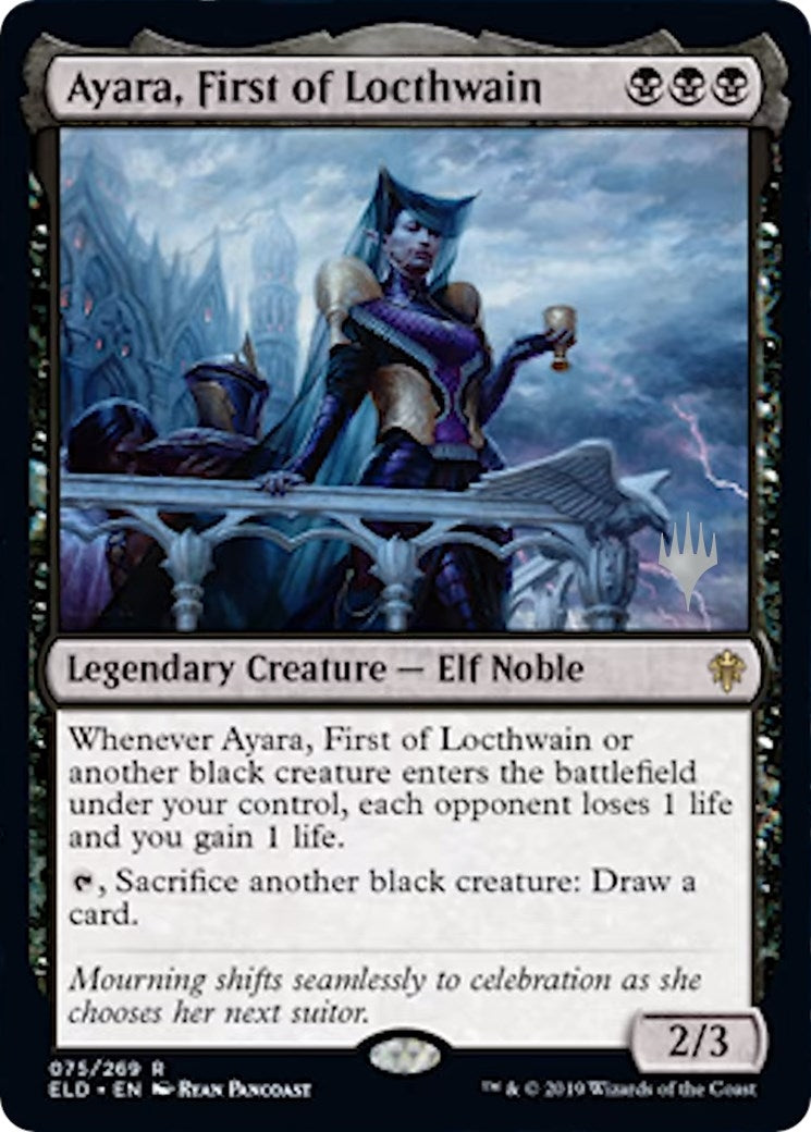 Image for Ayara, First of Locthwain (Promo Pack: Throne of Eldraine) (75) - Magic: The Gathering