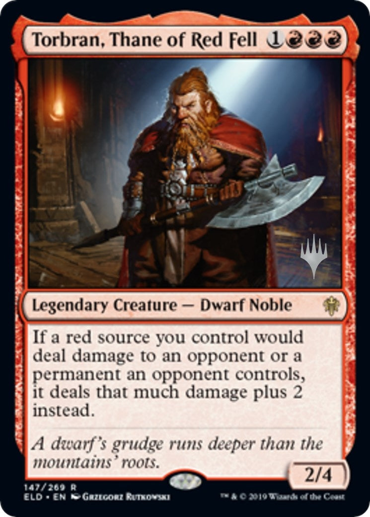 Image for Torbran, Thane of Red Fell (Promo Pack: Throne of Eldraine) (147) - Magic: The Gathering