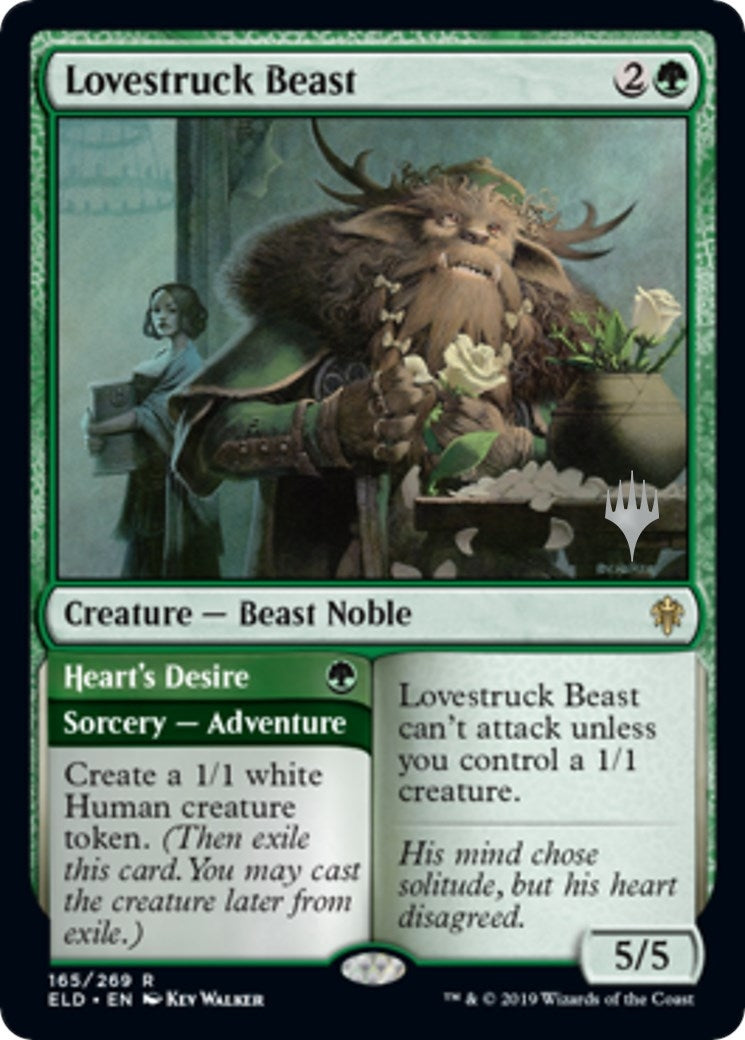 Image for Lovestruck Beast (Promo Pack: Throne of Eldraine) (165) - Magic: The Gathering