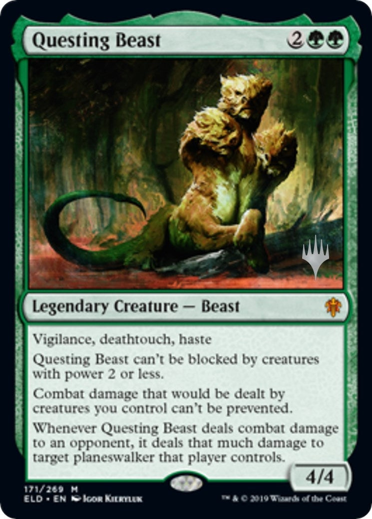 Image for Questing Beast (Promo Pack: Throne of Eldraine) (171) - Magic: The Gathering