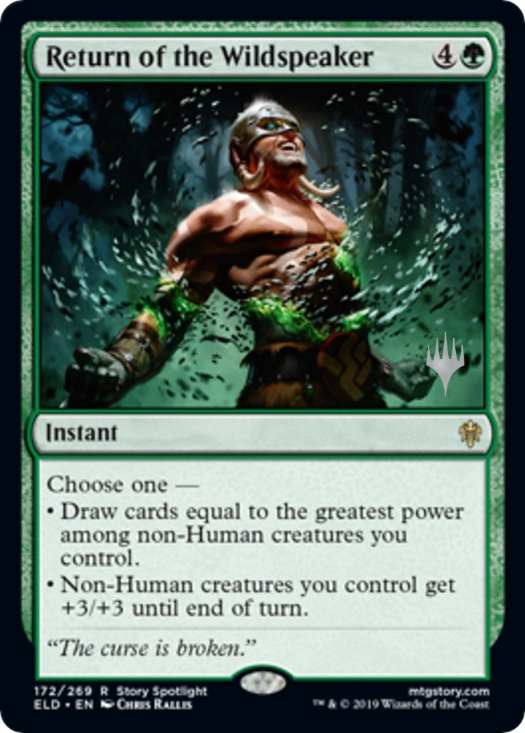 Image for Return of the Wildspeaker (Promo Pack: Throne of Eldraine) (172) - Magic: The Gathering