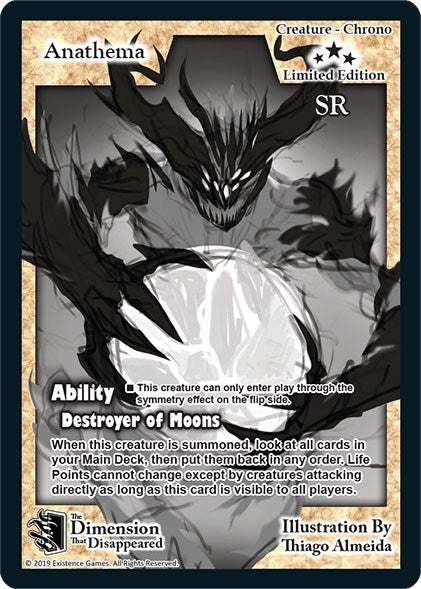 Image for Anathema (Limited Edition) (Limited Edition Sketch Cards) - Exodus TCG
