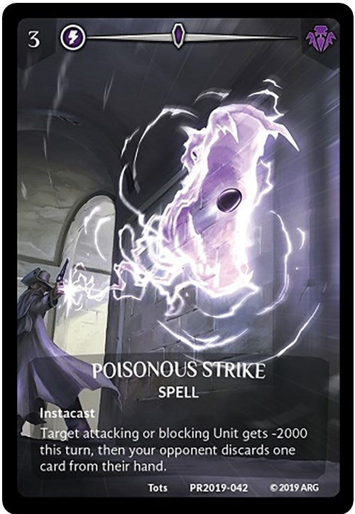 Image for Poisonous Strike (Full Art) (Argent Saga Promos) (PR2019-042) - Argent Saga TCG