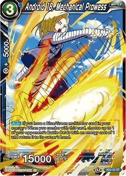 Image for Android 18, Mechanical Prowess (Malicious Machinations) (XD2-03) - Dragon Ball Super: Masters