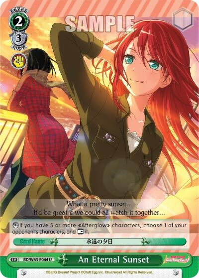Image for An Eternal Sunset (BanG Dream! Girls Band Party! Vol.2) (BD/W63-E044 U) - Weiss Schwarz