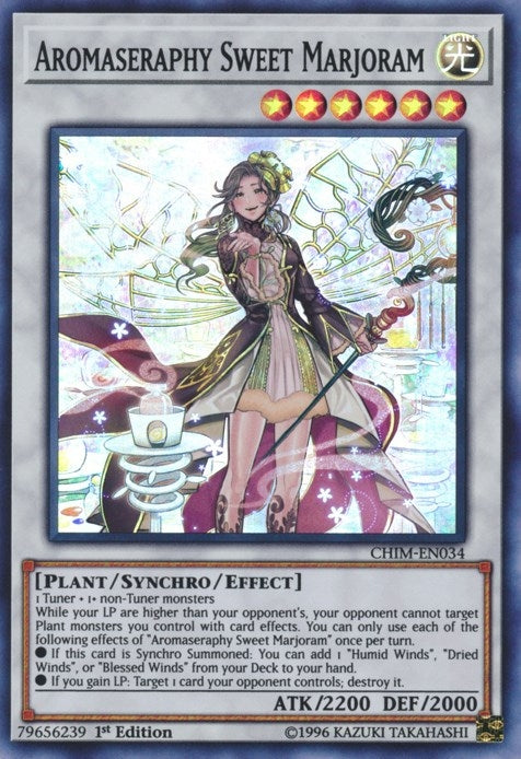 Image for Aromaseraphy Sweet Marjoram (Chaos Impact) (CHIM-EN034) - YuGiOh
