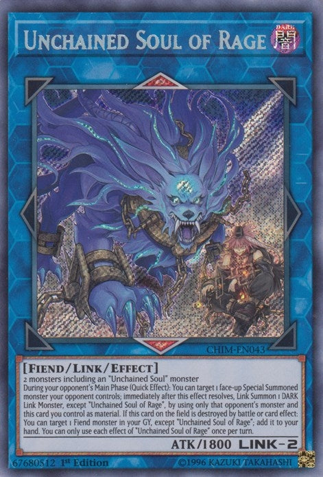 Image for Unchained Soul of Rage (Chaos Impact) (CHIM-EN043) - YuGiOh