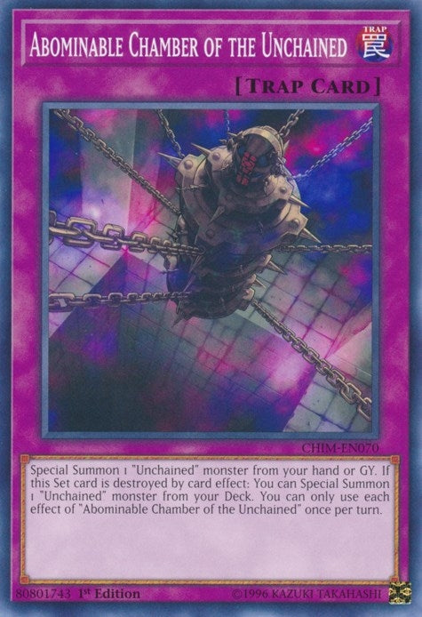 Image for Abominable Chamber of the Unchained (Chaos Impact) (CHIM-EN070) - YuGiOh