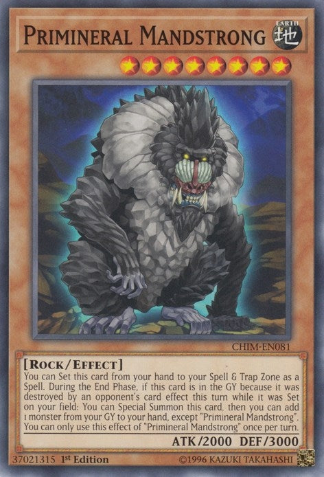 Image for Primineral Mandstrong (Chaos Impact) (CHIM-EN081) - YuGiOh
