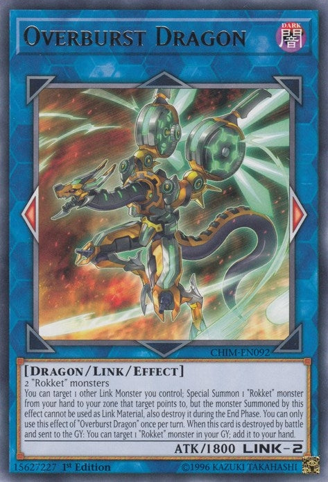 Image for Overburst Dragon (Chaos Impact) (CHIM-EN092) - YuGiOh