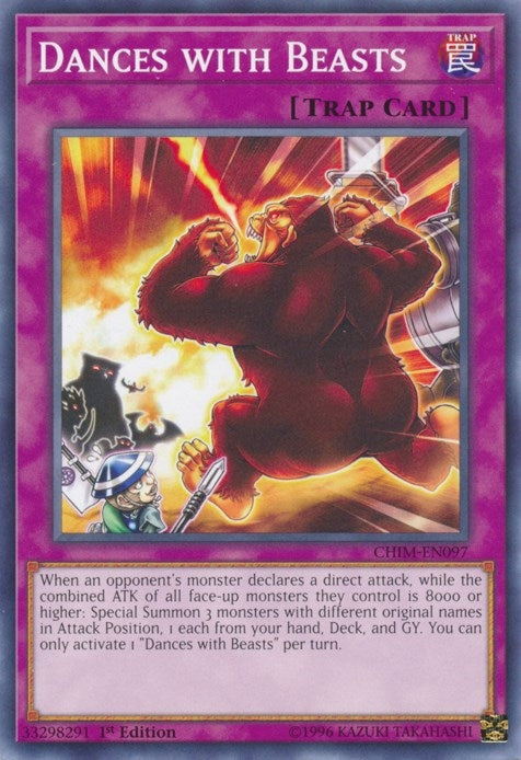 Image for Dances with Beasts (Chaos Impact) (CHIM-EN097) - YuGiOh