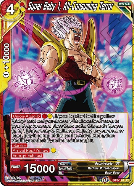 Image for Super Baby 1, All-Consuming Terror (Malicious Machinations) (BT8-116) - Dragon Ball Super: Masters