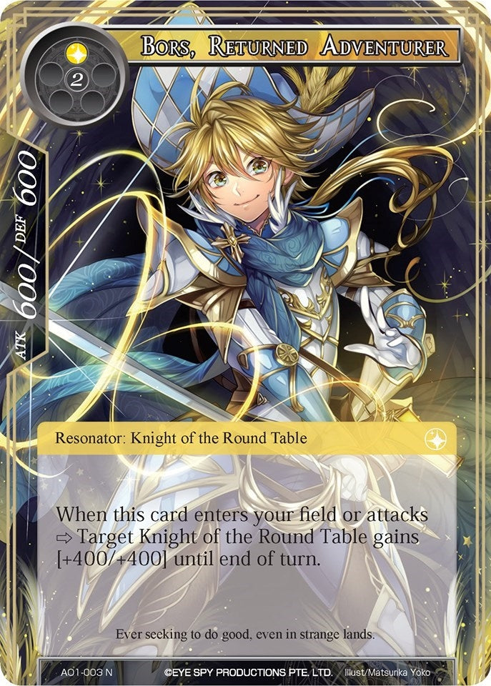 Image for Bors, Returned Adventurer (Alice Origin) (AO1-003) - Force of Will