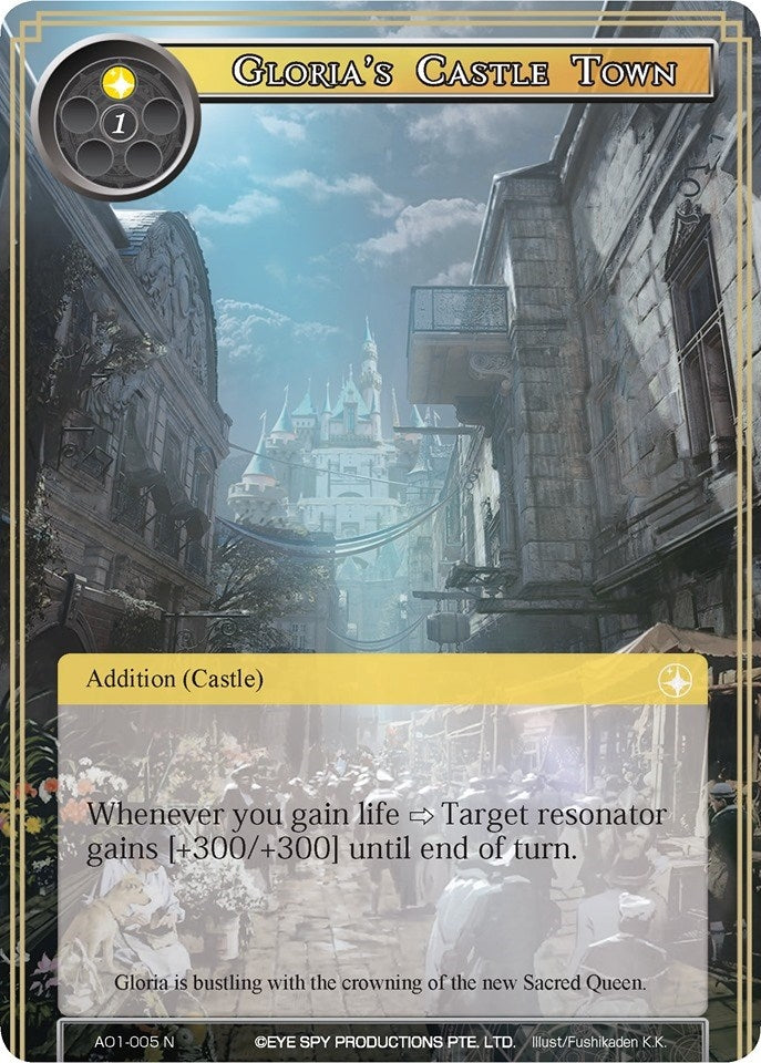 Image for Gloria's Castle Town (Alice Origin) (AO1-005) - Force of Will